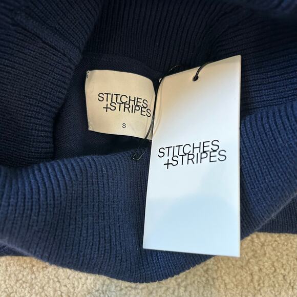 NWT Stitches & Stripes Navy Blue Hazel Turtleneck Sweater Warm Comfy Size S - Picture 3 of 4